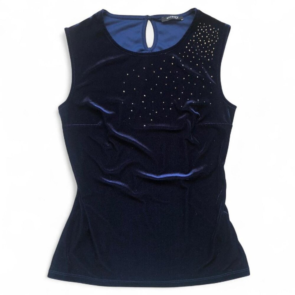 00s Orsay Velvet Tank